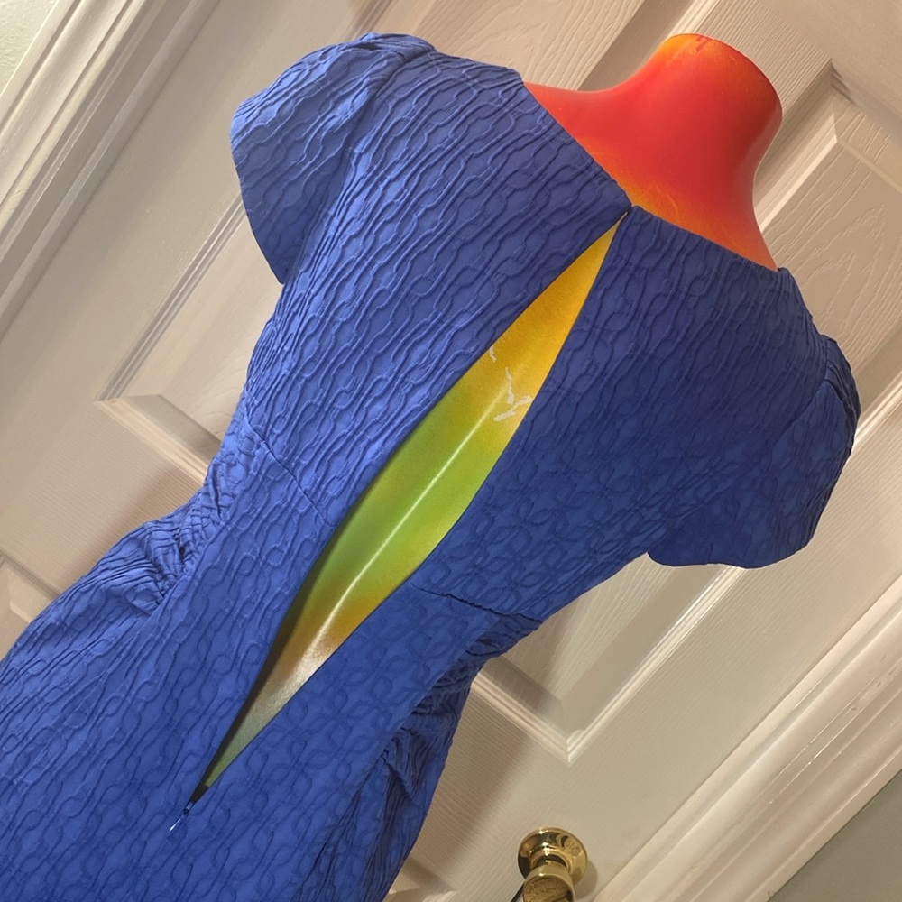 ADRIANNA PAPELL Blue Dress - Picture 11 of 14